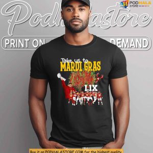 Chiefs Super Bowl Shirt KC Football Victory Mardi Gras Theme Merch 2