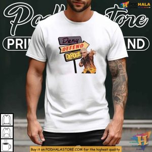 Deny Defend Depose Shirt Funny Political Meme Tee for Legal Satire Fans 3