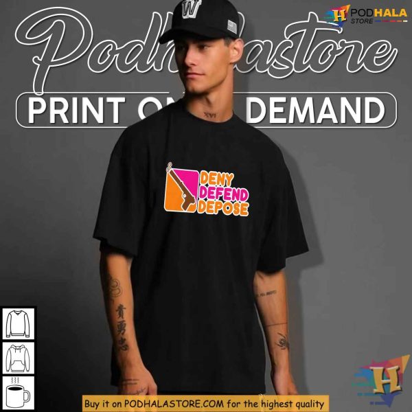 Deny Defend Depose Shirt, Protest Apparel for Social Commentary Activists