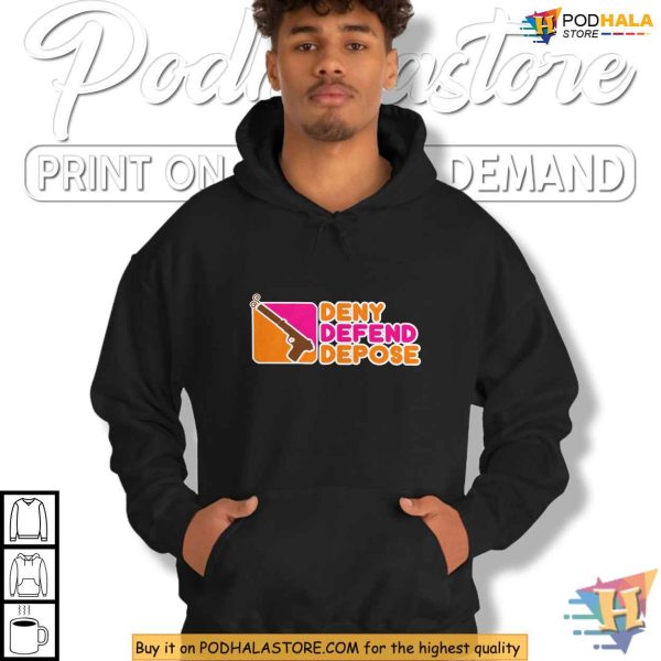 Deny Defend Depose Shirt, Protest Apparel for Social Commentary Activists