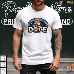 Doge Department Logo Shirt Cryptocurrency Meme Fashion Dogecoin Trend