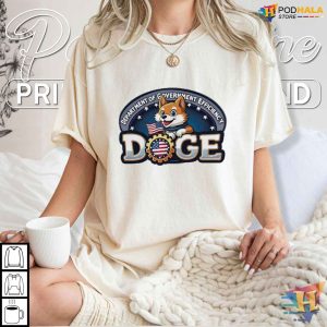 Doge Department Logo Shirt Cryptocurrency Meme Fashion Dogecoin Trend 2