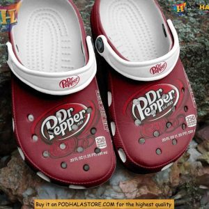 Dr Pepper Crocs Comfortable Soda-Themed Footwear for Men Women Fans