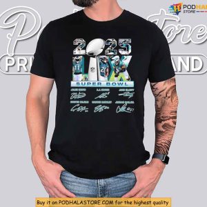 Eagles 2025 Super Bowl Shirt Philadelphia Eagles Merch for Supporters 2