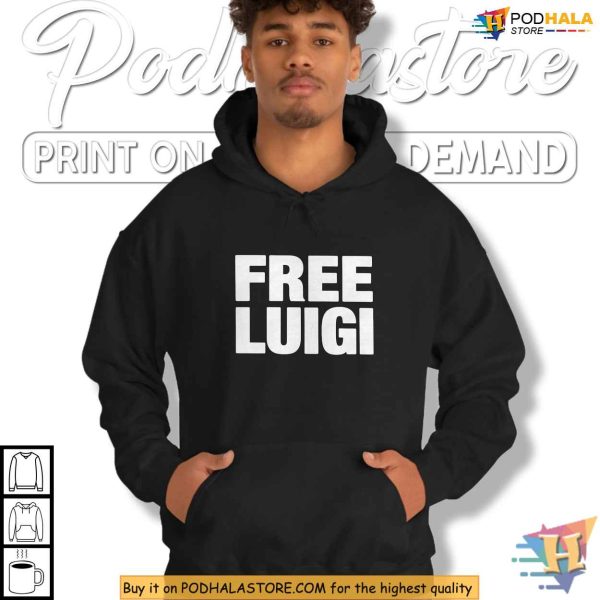 Free Luigi Shirt, Gaming Humor Apparel for Mario Fans and Retro Gamers