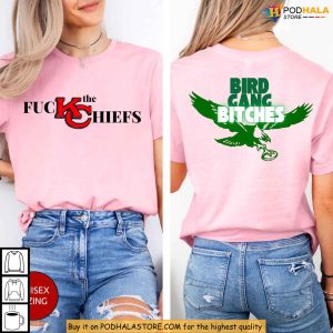 Fuck The Chiefs Kansas City Hate Shirt Bird Gang Philly Eagles Fans Tee 2