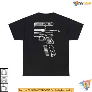 Glock Enthusiast Tee In Glock We Trust Shirt Gun Owner Clothing 2