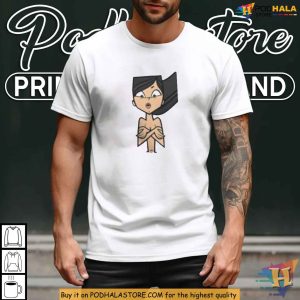 Heather Total Drama Island Shirt Rip, Iconic Cartoon Scene Apparel