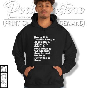 Heavy D T Shirt Golden Era Hip Hop Tribute with Trouble T Roy Design 2