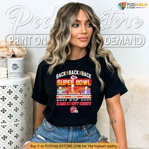 Kansas City Chiefs Super Bowl Shirt 3 Peat Super Bowl Dynasty Apparel 1