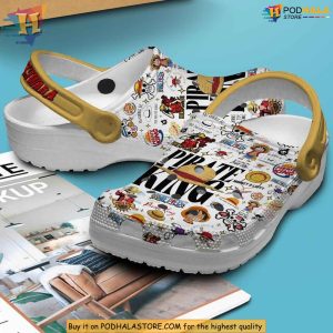 One Piece Crocs Mugiwara Pirate King Anime Shoes for Luffy Fans 2