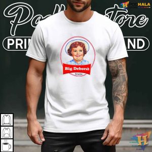 Retro Big Deborah Shirt, Satirical Branding Meme Apparel for Snack Lovers
