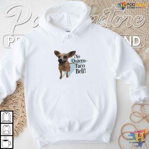 Retro Yo Quiero Taco Bell Shirt Funny Dog Graphic Tee Fast Food Humor 2