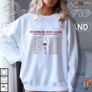 Rose Number One Girl Shirt, Global Release Date Tee for Music Fans