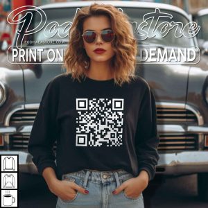 Scan the Trump QR Code Shirt Funny Meme Shirt for Political Statements 4