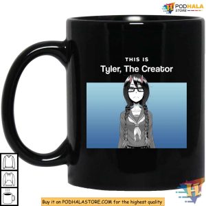 This Is Tyler The Creator Mug, Anime Meme Shirt for Rap and Anime Fans