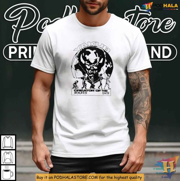 Yakub Shirt, Creator of the White Race, Afrocentric History Graphic Tee