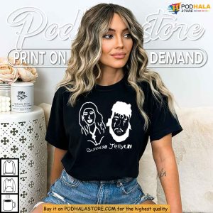 Bunnie Xo Shirt Jelly Roll Couple Sketch Design for Fans and Collectors 2