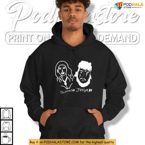 Bunnie Xo Shirt Jelly Roll Couple Sketch Design for Fans and Collectors 3