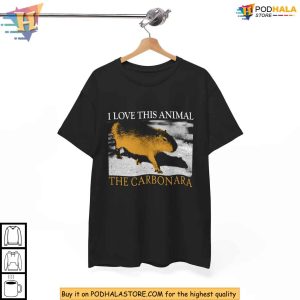 Capybara Carbonara Meme Shirt, Funny Animal Aesthetic for Internet Lovers