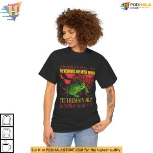 The Horrors Are Never Ending Surreal Frog Shirt, Sad Meme Internet Wear