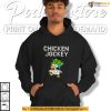 Chicken Jockey Minecraft Zombie On Chicken Pixel Gamer Meme Shirt