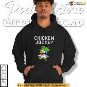 Chicken Jockey Minecraft Zombie On Chicken Pixel Gamer Meme Shirt