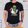 Chicken Jockey Pixel Zombie Riding Chicken Funny Minecraft Gamer Shirt