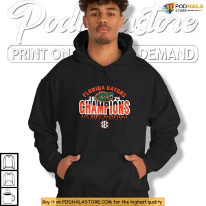Florida Gators SEC Champions 2025 Shirt, Basketball Tournament Winner
