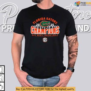 Florida Gators SEC Champions 2025 Shirt Basketball Tournament Winner 2