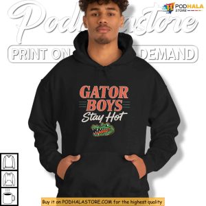 Gator Boys Stay Hot Graphic Shirt For Florida Fans Funny Retro Alligator 3