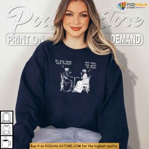 Humor Go Fish Girl Feminist Comeback Quote Graphic Shirt 3