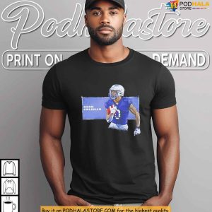 Keon Coleman Cartoon Jersey NFL Draft Spotlight Buffalo Bills Shirt 3