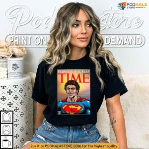 Luigi Mangione Superman Parody Funny Justice Statement Time Cover Shirt 3