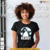 Penguin Resist Tariffs Protest Shirt, Funny Anti-Trump Graphic Apparel