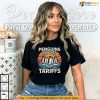 Penguins Against Tariffs Funny Protest Shirt for Anti Trump Humor Fans