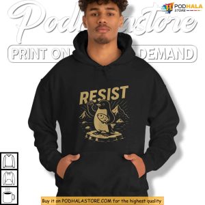 Penguins Resist Holding Fish Shirt Anti Tariff Satire Political Design 3