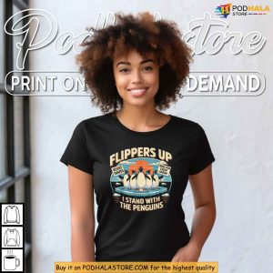Resist Penguins Protest Tariffs Shirt Make Fish Cheap Again Funny Tee 4