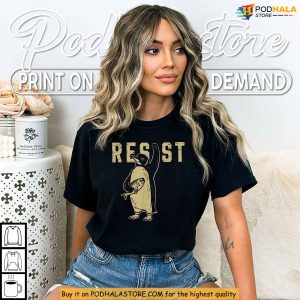 Resist With Penguins Shirt, Anti Trump Satire Protest Animal Tee