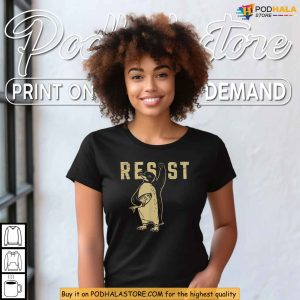 Resist With Penguins Shirt Anti Trump Satire Protest Animal Tee 4