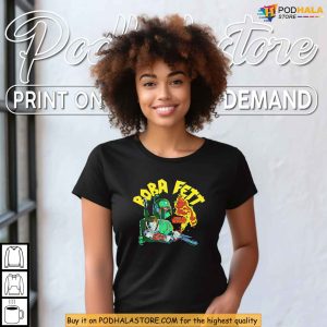 Retro Fett Shirt Classic Star Wars Boba Design for Sci Fi Fan Gift 1
