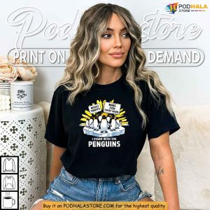 Stand With Penguins Shirt Funny Protest Against Tariffs Satirical Top 3