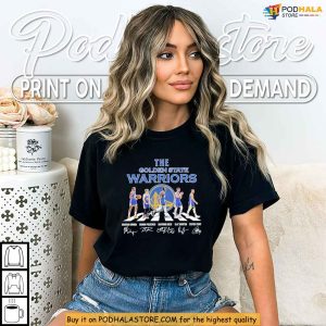 Abbey Road Style Golden State Warriors Shirt Featuring 2025 Star Lineup 2