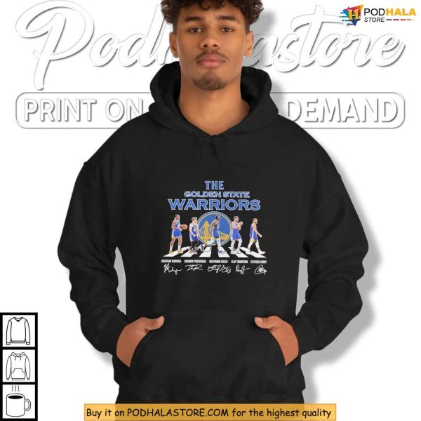 Abbey Road Style Golden State Warriors Shirt Featuring 2025 Star Lineup