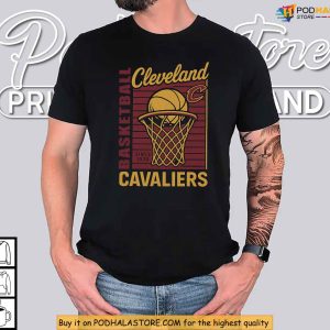 Basketball Retro Shirt Featuring Cleveland Cavaliers Classic Since 1970 3