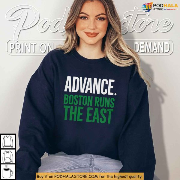 Boston Runs The East Statement Shirt, Eastern Finals Clothing Celtics
