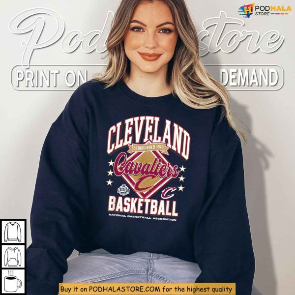 Cavaliers Basketball Shirt, Classic Eastern Conference Pride Design