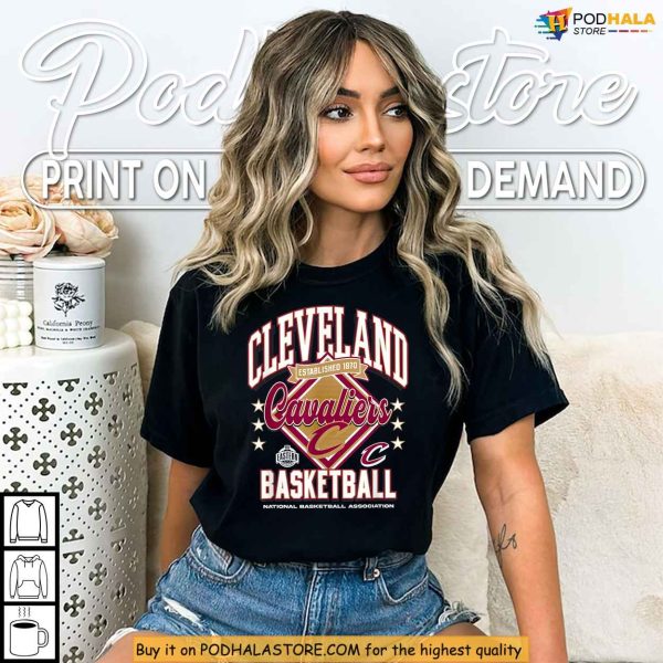 Cavaliers Basketball Shirt, Classic Eastern Conference Pride Design