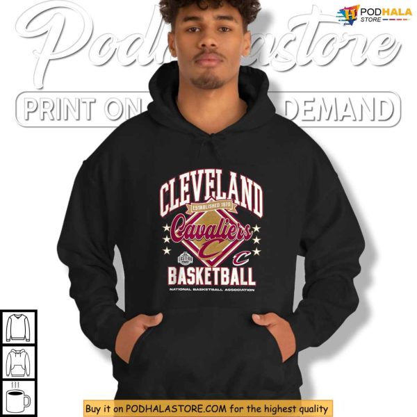 Cavaliers Basketball Shirt, Classic Eastern Conference Pride Design