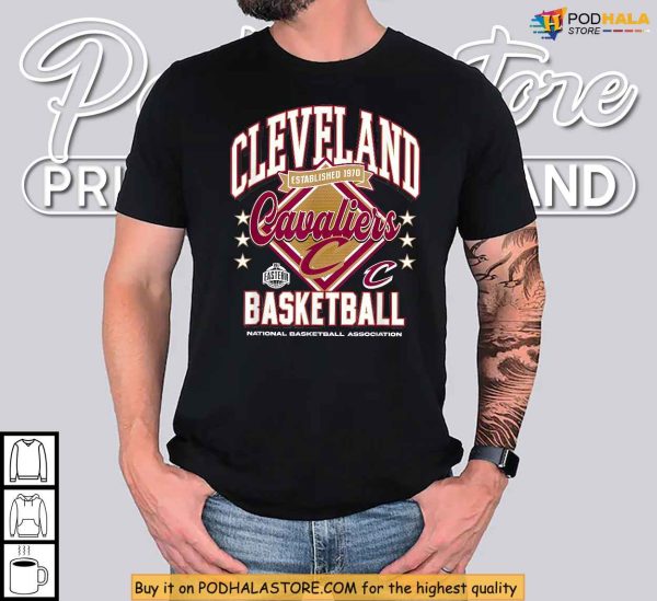 Cavaliers Basketball Shirt, Classic Eastern Conference Pride Design